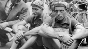 Fausto Coppi en Gino Bartali