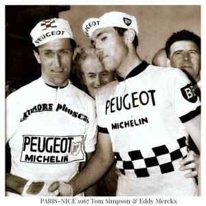 Eddy Merckx en Tom Simpson